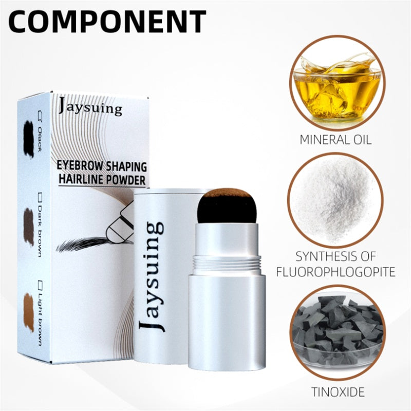 Kit tampon à sourcils - poudre longue tenue waterproof
